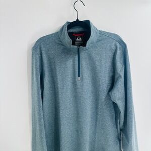 Gerry 1/4 Zip Pullover Athletic Lightweight Long Sleeve‎ Top Mens Size L
